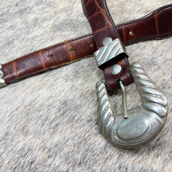Al Beres Western Belt w/ Silver Buckle main image 6